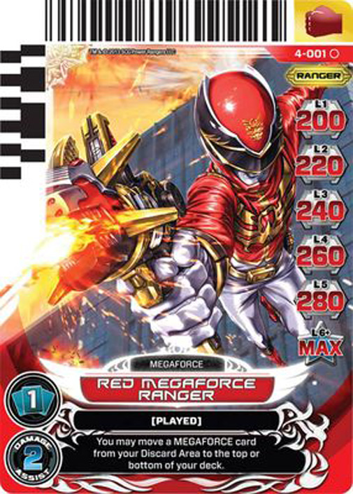 Red Megaforce Ranger 001